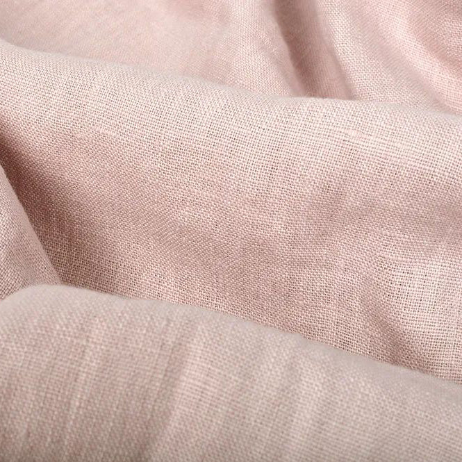 Linen fabric light pink 200 g/m²
