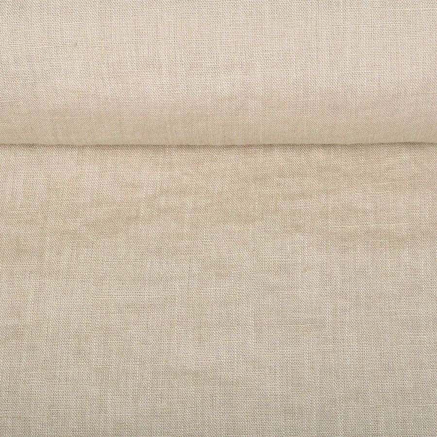 Linen fabric beige 200 g/m²