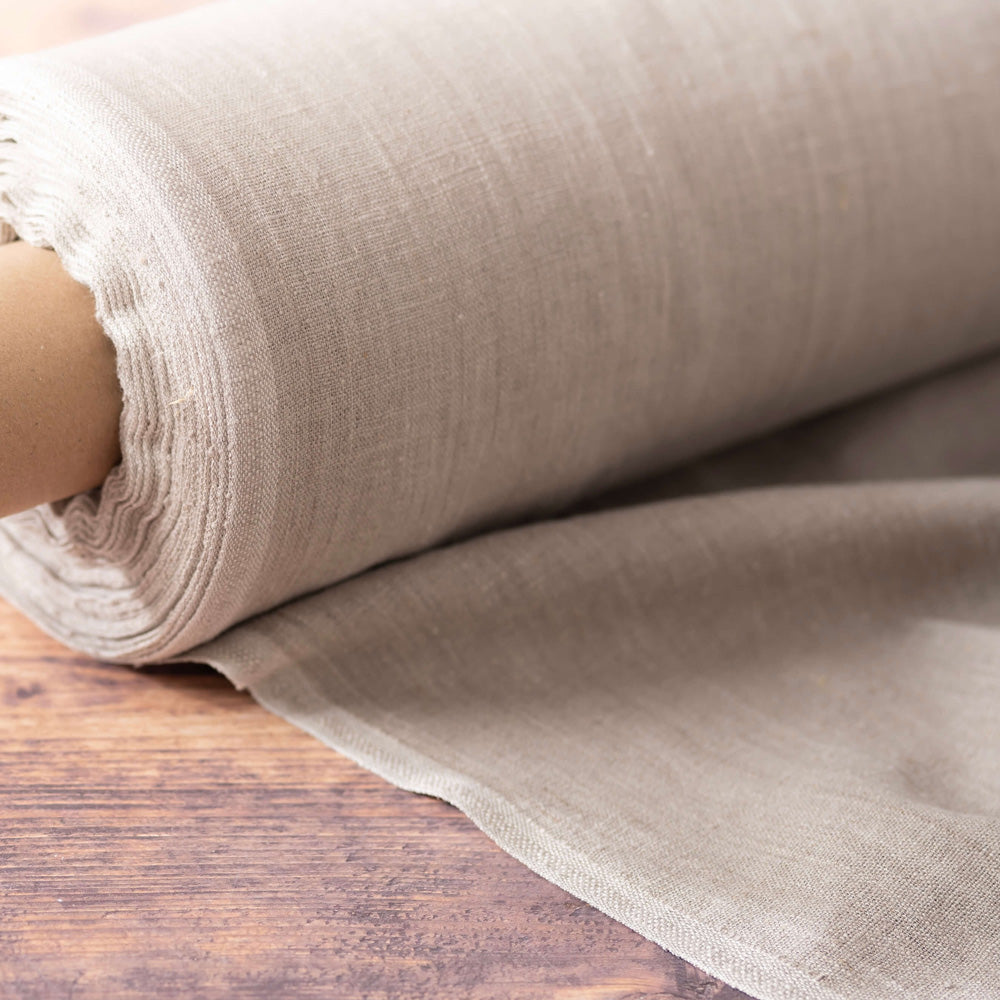 Linen fabric natural 200 g/m²