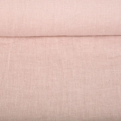 Linen fabric light pink 200 g/m²