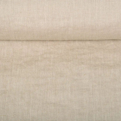Linen fabric beige 200 g/m²
