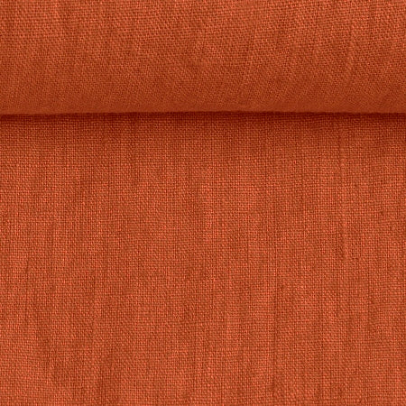 Linen fabric reddish 200 g/m²