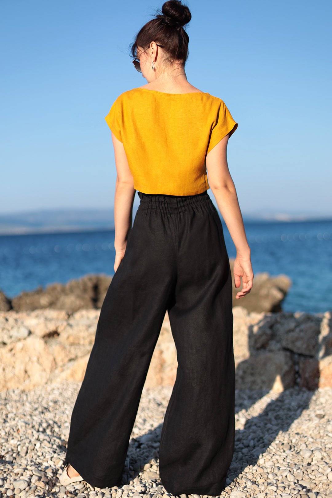 Comfortable bohemia linen pants 2in1 | Lotika