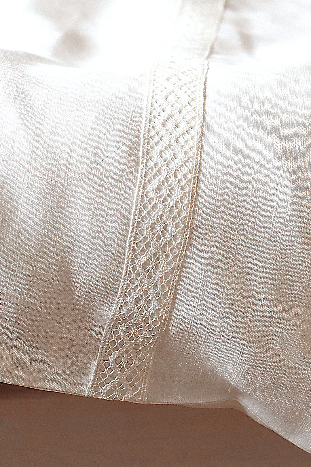 Czech Linen Lace Duvet Cover and Pillowcase