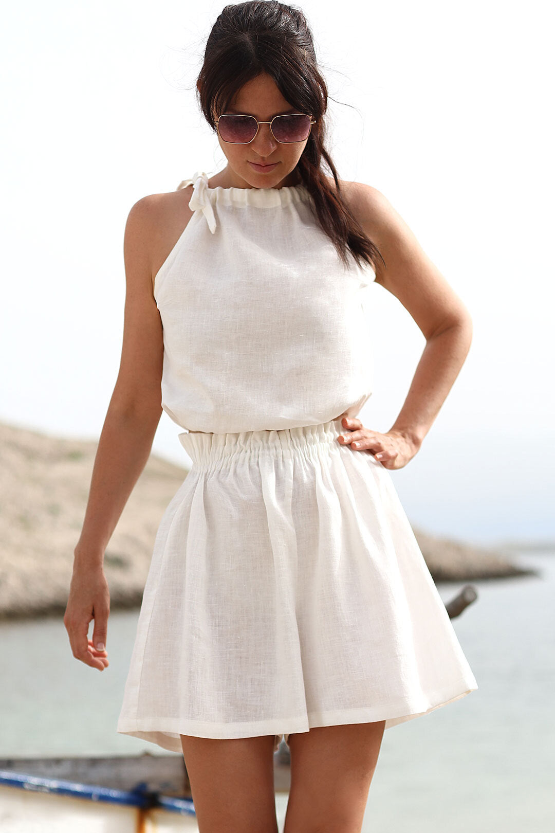 Bohemia linen shorts