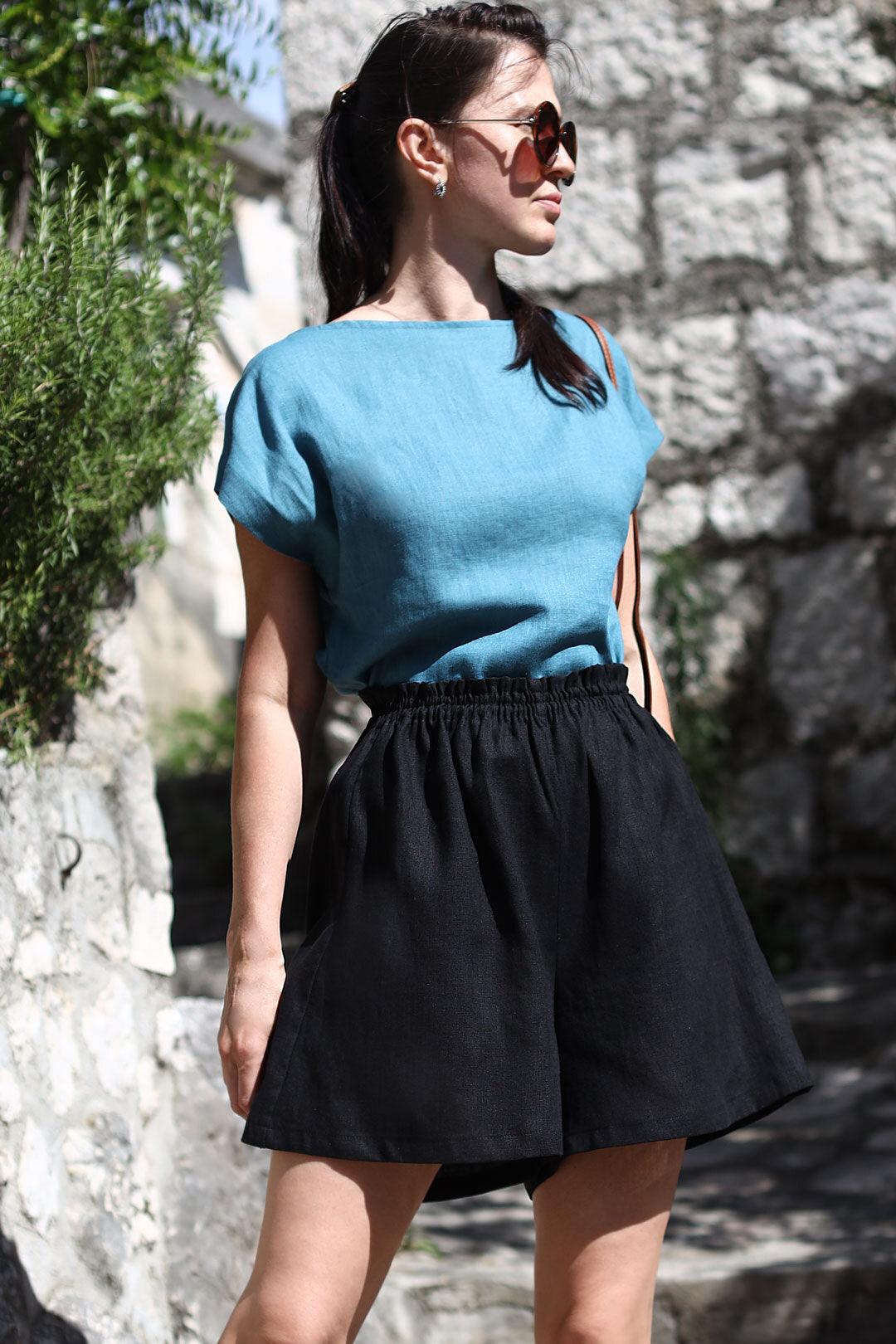 Bohemia linen shorts
