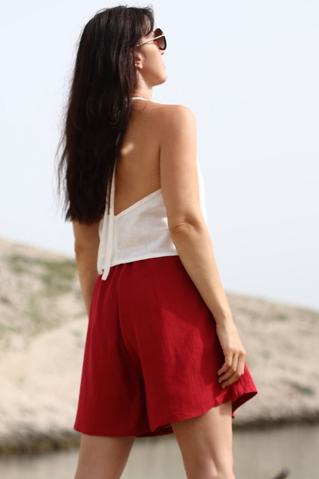 Bohemia linen shorts