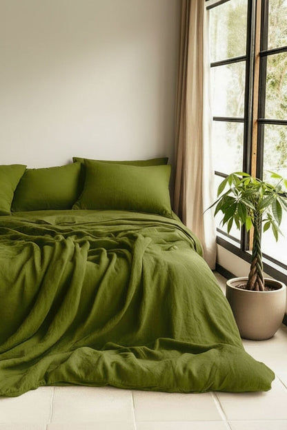 Czech linen duvet cover and pillowcase