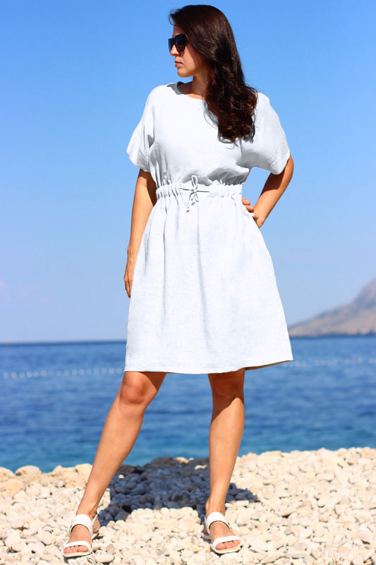 , white linen dresses 