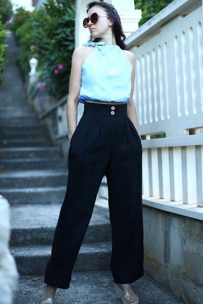 Linen Czech formal trousers