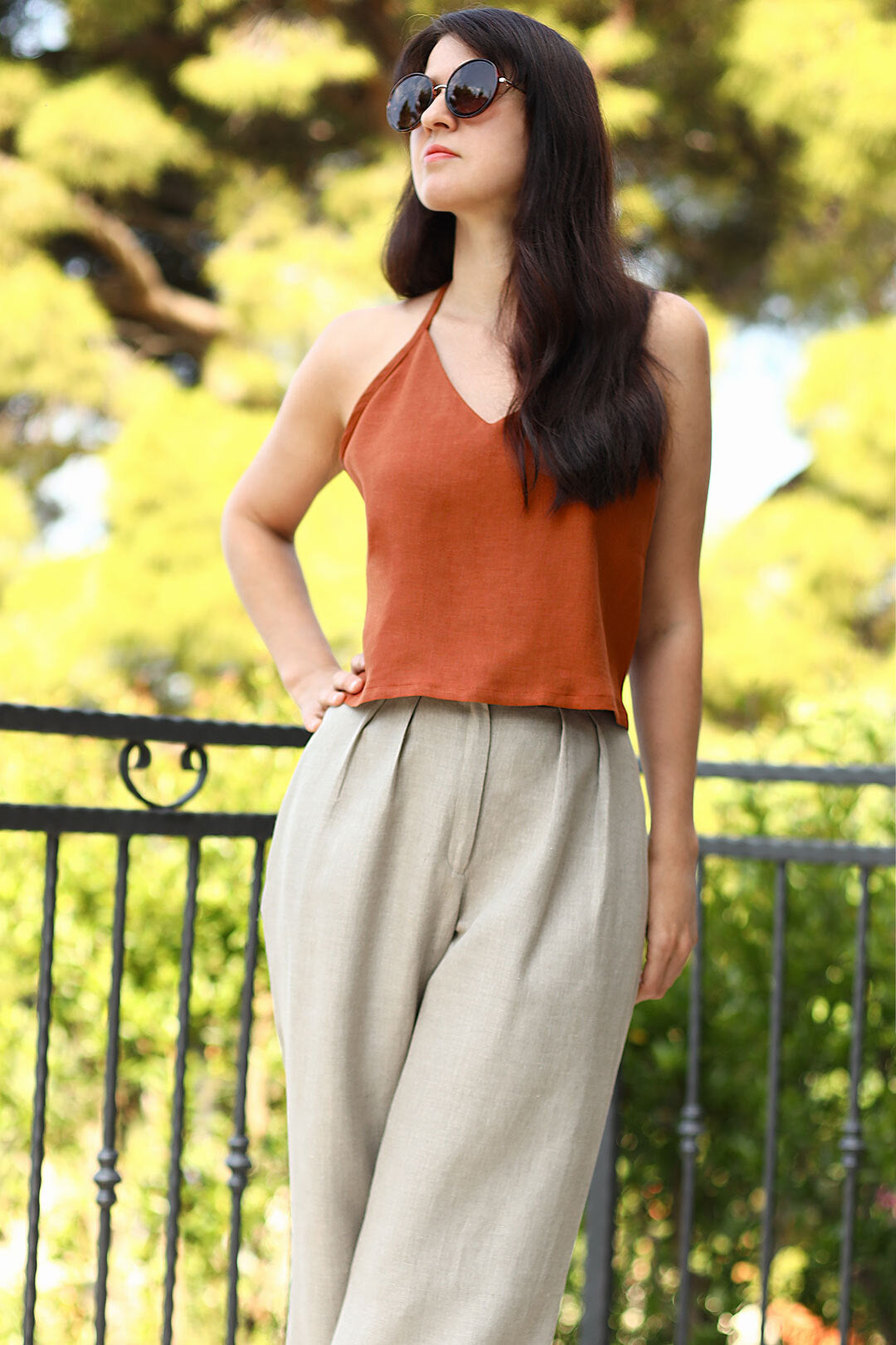 Linen top