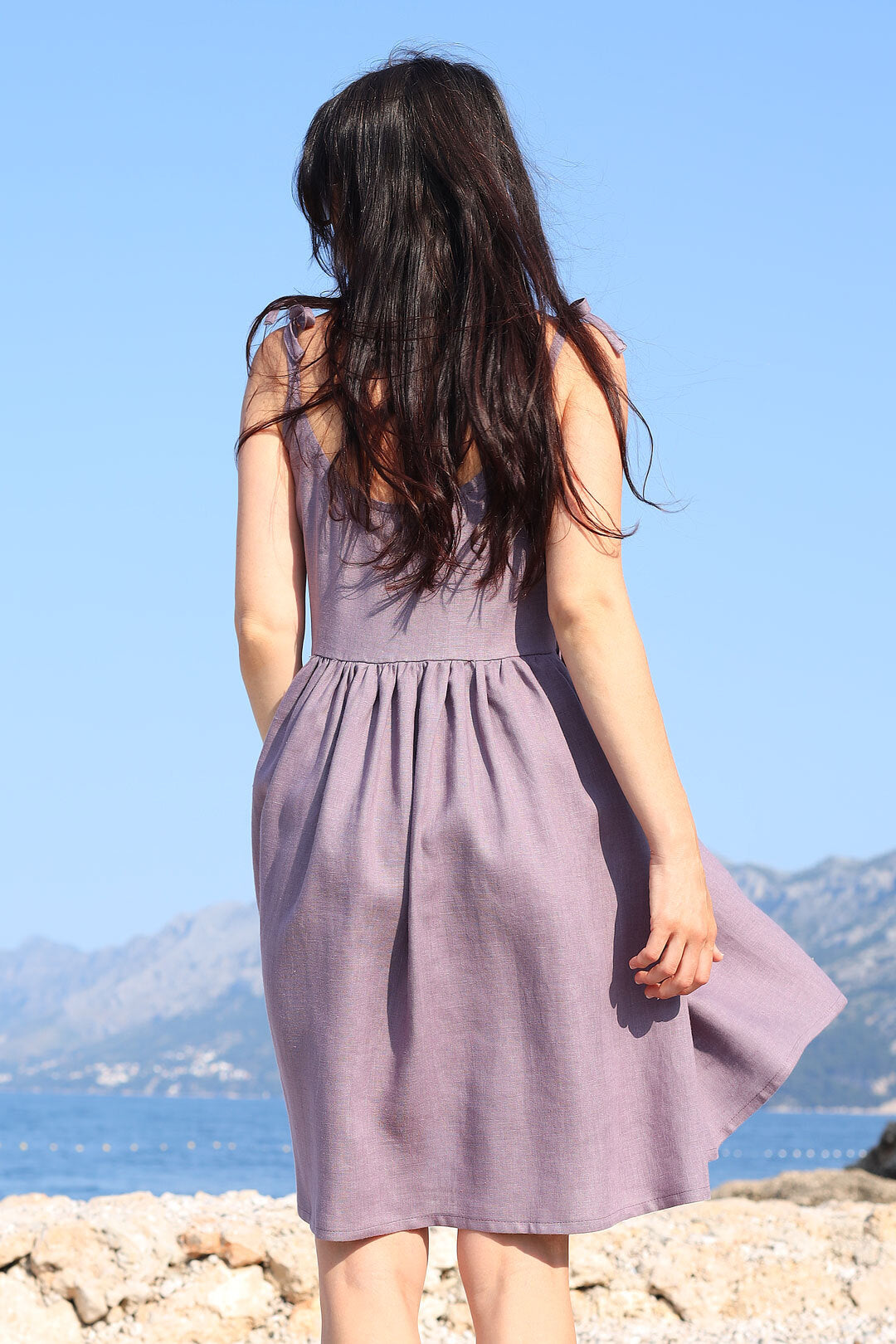 Romantic Linen Czech Dress Lotika