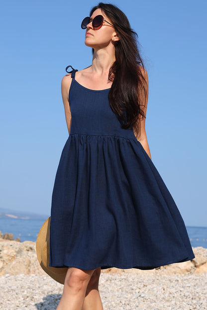 Romantic Linen Czech Dress Lotika