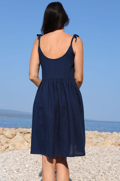 Romantic Linen Czech Dress Lotika