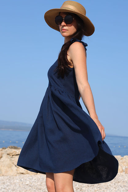 Romantic Linen Czech Dress Lotika