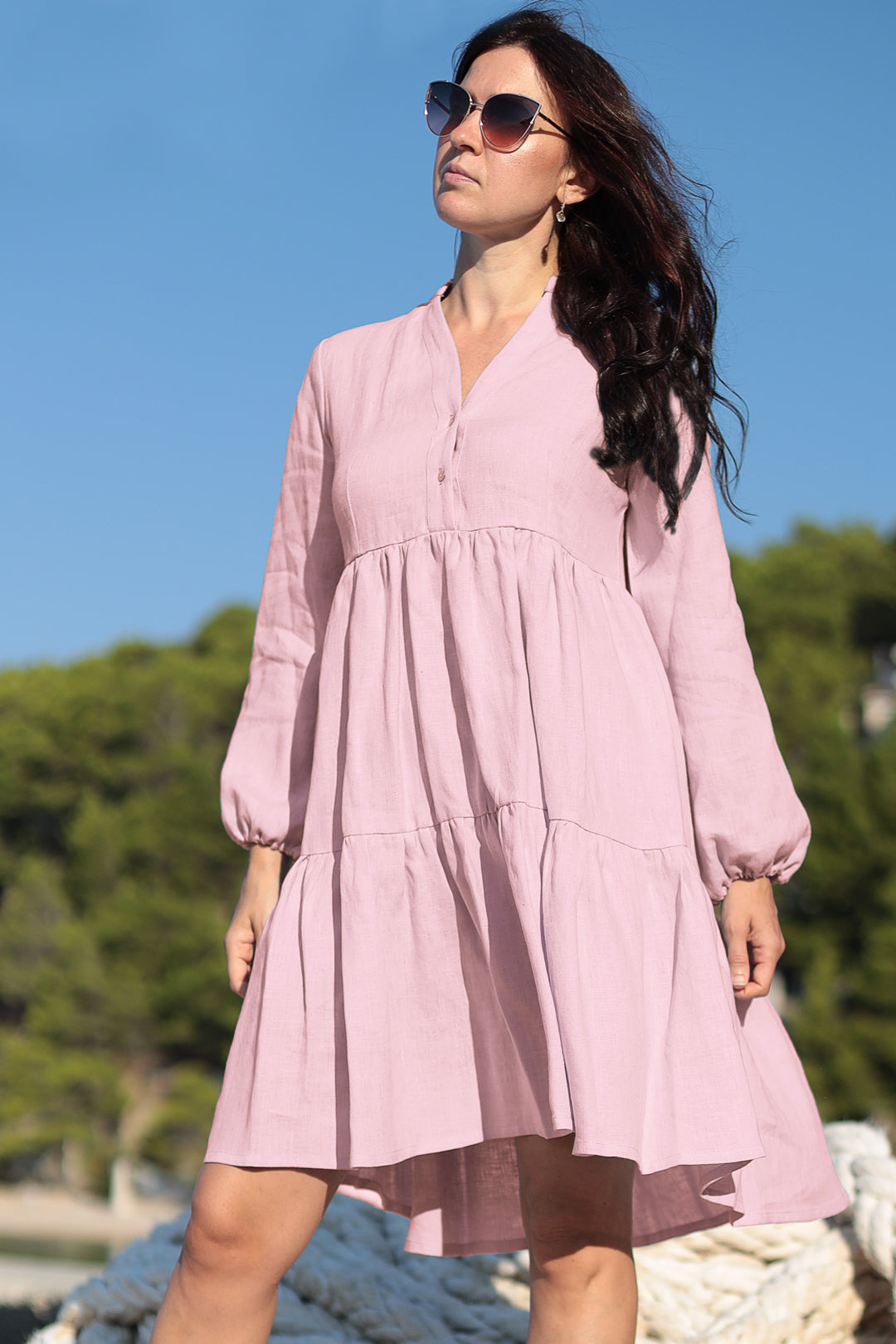 Loose linen dress | Lotika Loose linen dress | Lotika